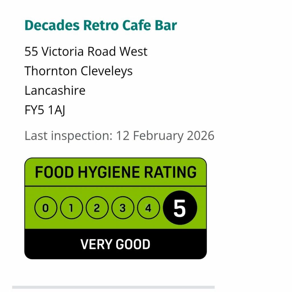5 star food hygiene rating 2026